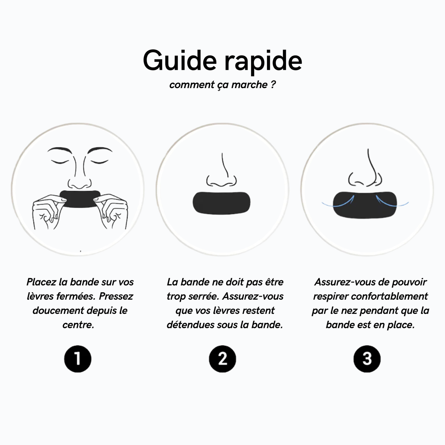 Bandes buccales EasyWake Pro