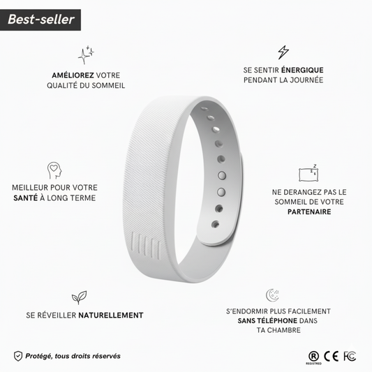 Alarme de reveil 100% - blanc