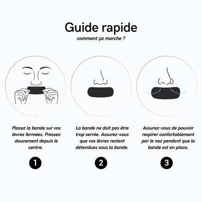 Bandes buccales EasyWake Pro