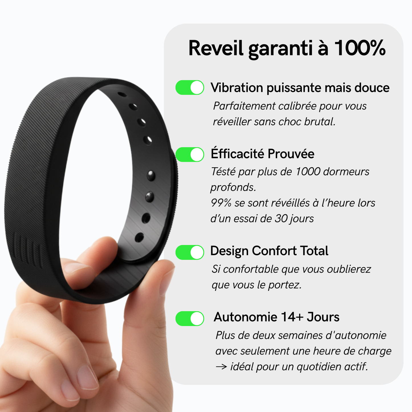 Alarme de reveil 100% - Version Pro