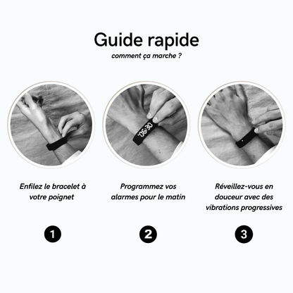 Alarme de reveil 100% - noir